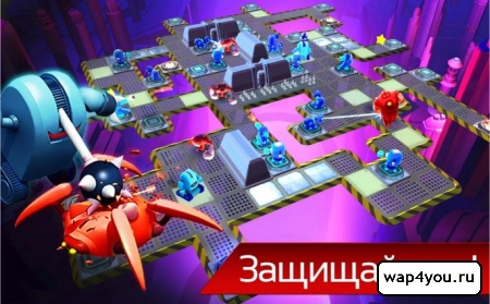 Скриншот игры The Bot Squad: Puzzle Battles