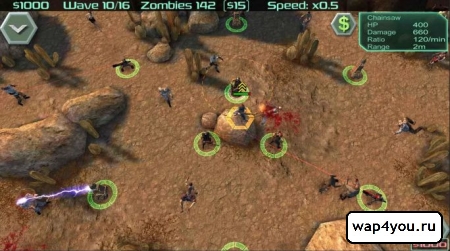Скриншот игры Zombie Defense
