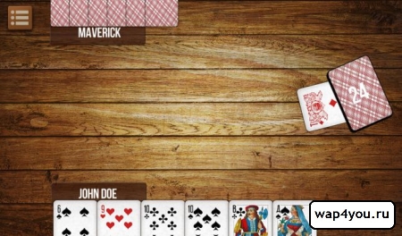 Скриншот игры Дурак на Андроид