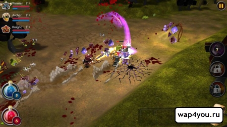 Скриншот игры Стихии: Эпические герои