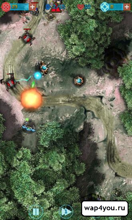 Скриншот Galaxy Defense 2: Transformers на Андроид