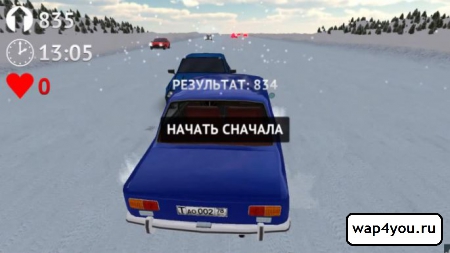 Скриншот Russian Winter Traffic Racer для Android