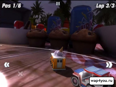 Скриншот игры Table Top Racing