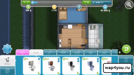 Скриншот The Sims FreePlay для Android