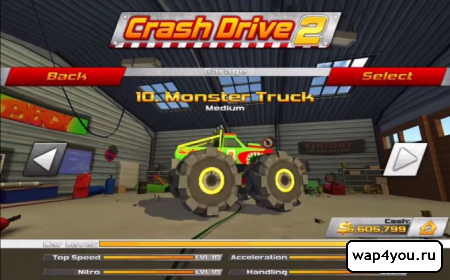 Скриншот Crash Drive 2 на андроид