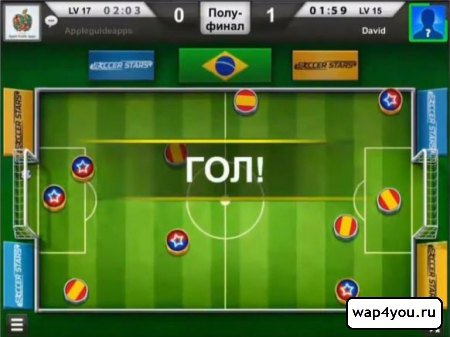 Скриншот Soccer Stars для android
