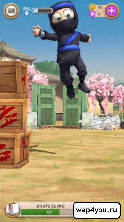 Скриншот игры Clumsy Ninja