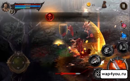 Скриншот BloodWarrior на Андроид