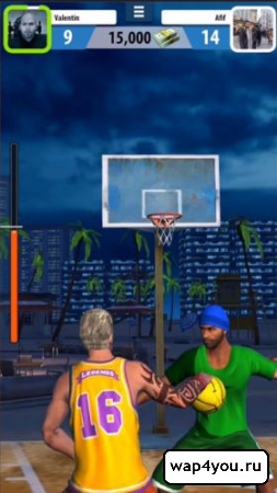 Скриншот Basketball Stars для Android