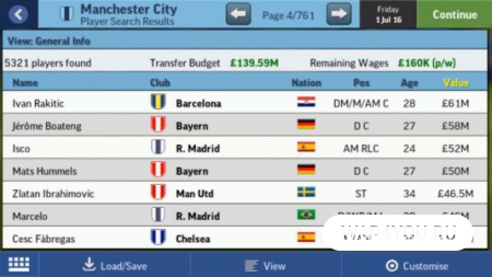 Football Manager Mobile 2017 